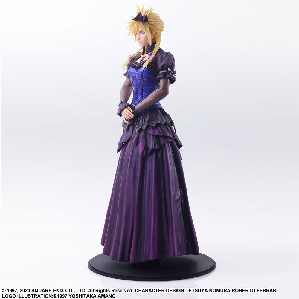 Final Fantasy VII Remake Static Arts Gallery Statue Cloud Strife Dress Ver. 28 cm - MangaShop.ro