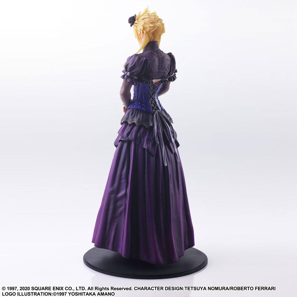 Final Fantasy VII Remake Static Arts Gallery Statue Cloud Strife Dress Ver. 28 cm - MangaShop.ro