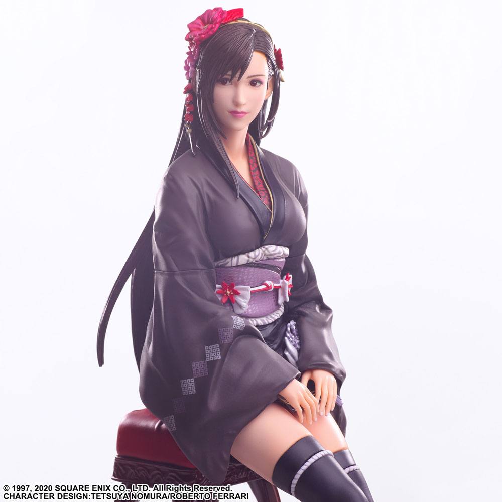 Final Fantasy VII Remake Static Arts Gallery Statue Tifa Lockhart Exotic Dress Ver. 23 cm - MangaShop.ro