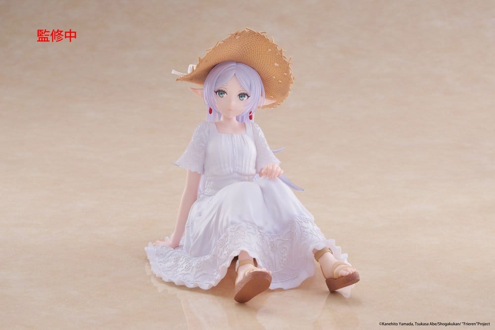 Frieren: Beyond Journey's End PVC Statue Desktop Cute Figure Frieren Summer Dress Ver. 13 cm - MangaShop.ro