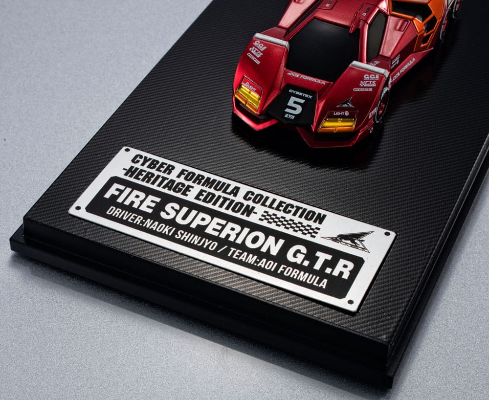 Future GPX Cyber Formula Vehicle 1/18 Fire Superion G.T.R Heritage Edition 14 cm - MangaShop.ro