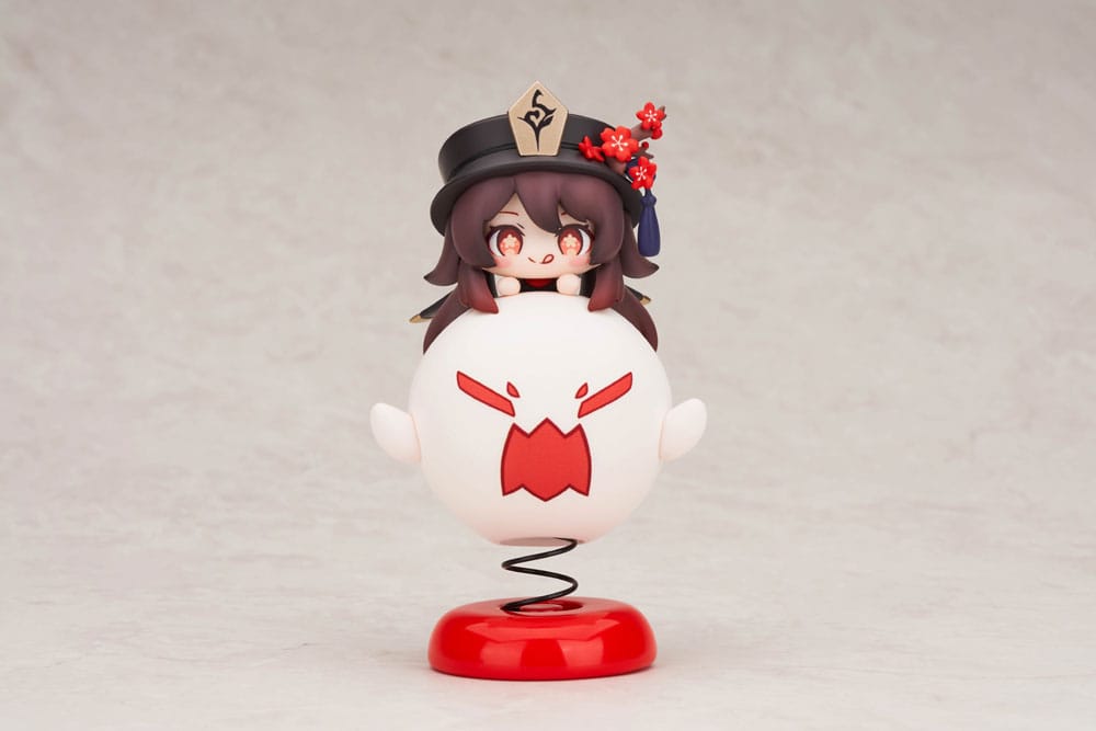 Genshin Impact PVC Statue Hu Tao Chibi Chara Yurayura Stand Ver. 10 cm - MangaShop.ro