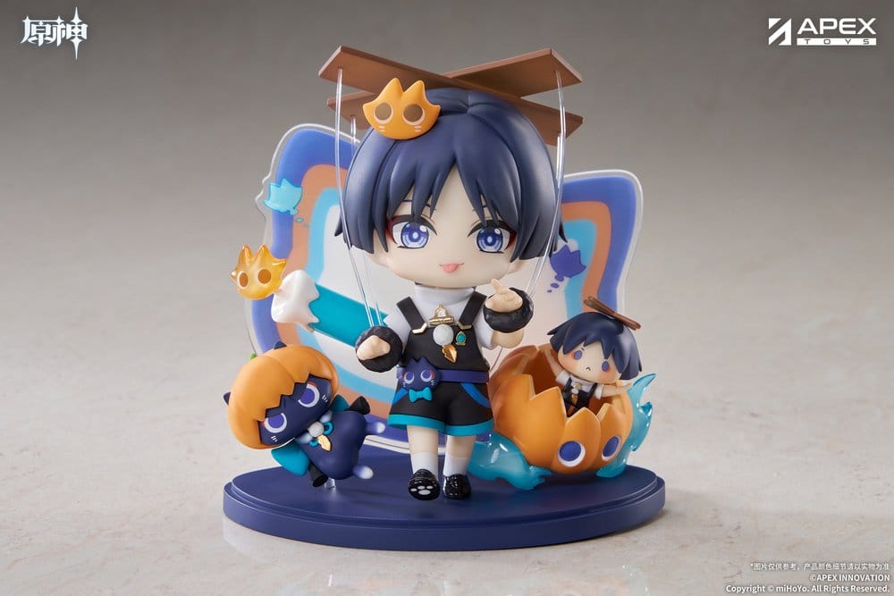 Genshin Impact You Ye Qi Xiang Series Chibi Chara PVC Statue Wanderer 10 cm - MangaShop.ro