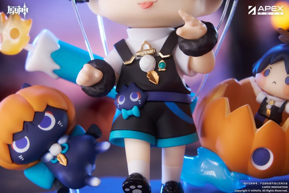 Genshin Impact You Ye Qi Xiang Series Chibi Chara PVC Statue Wanderer 10 cm - MangaShop.ro