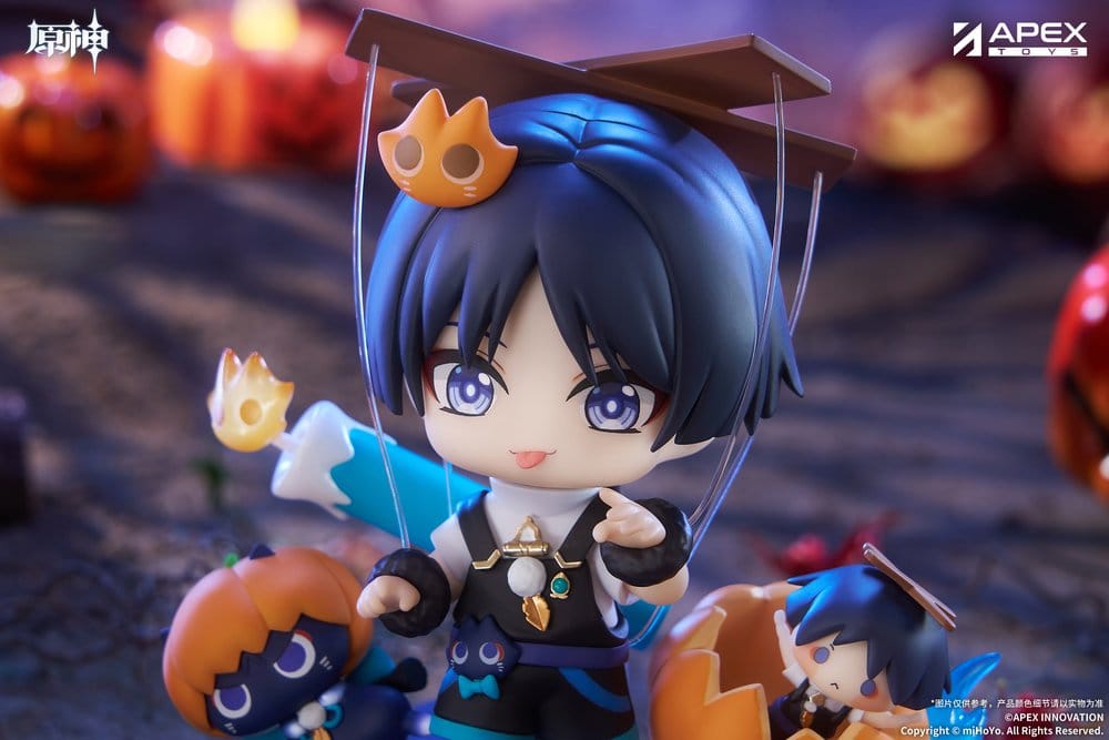Genshin Impact You Ye Qi Xiang Series Chibi Chara PVC Statue Wanderer 10 cm - MangaShop.ro