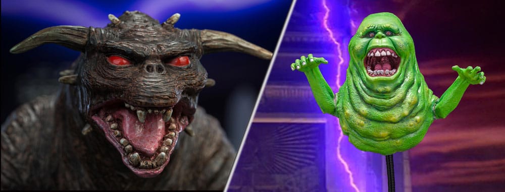 Ghostbusters Statue 1/8 Slimer (NX) + Zuul (NX) Normal Version Twin Pack Set 12 cm - MangaShop.ro