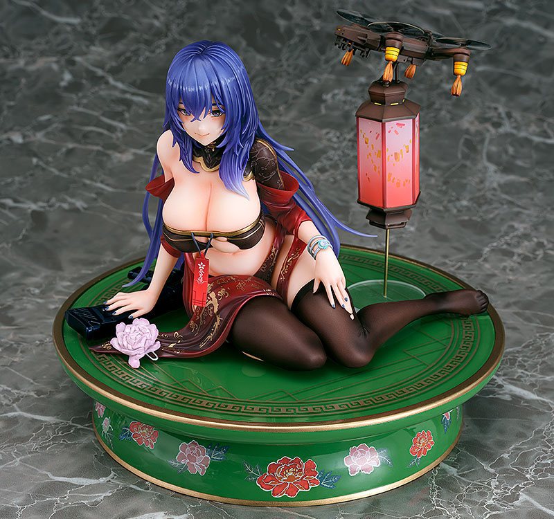 Girls Frontline PVC Statue 1/6 DP-12: Echeveria Lantern Crimson 13 cm - MangaShop.ro