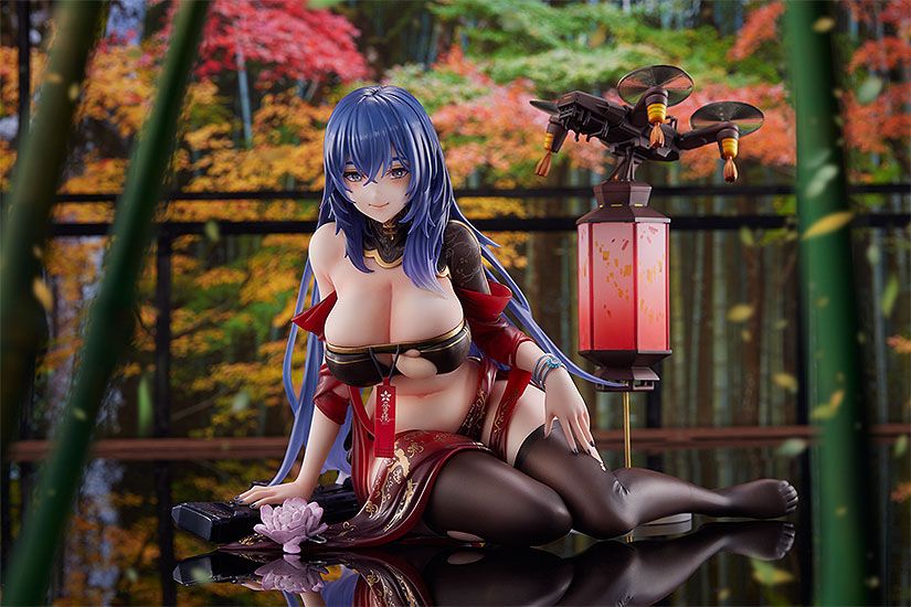 Girls Frontline PVC Statue 1/6 DP-12: Echeveria Lantern Crimson 13 cm - MangaShop.ro