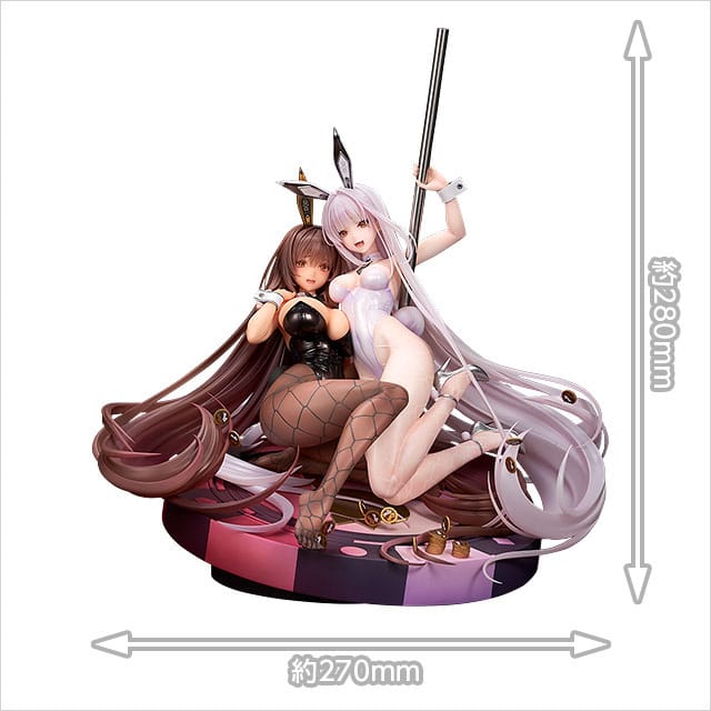 Goddess of Victory: Nikke Statue 1/7 Noir & Blanc Bunny X 777 Ver. 28 cm - MangaShop.ro