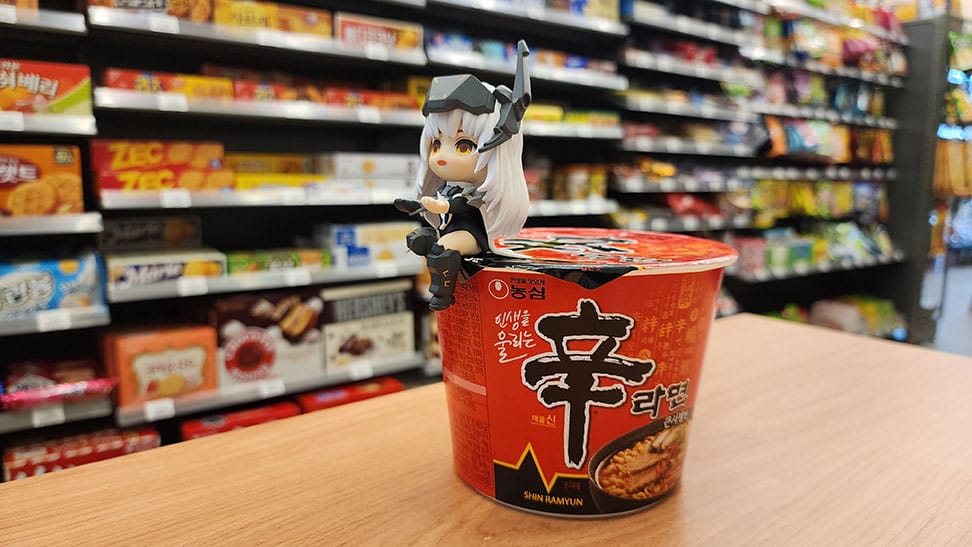 Goddess of Victory: Nikke Cup Noodle Holder PVC Statue Snow White 10 cm - MangaShop.ro