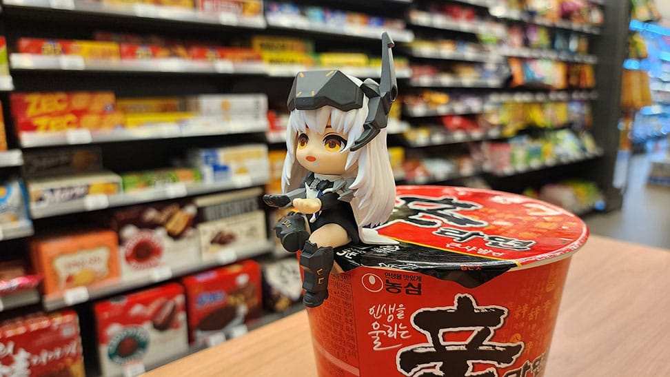 Goddess of Victory: Nikke Cup Noodle Holder PVC Statue Snow White 10 cm - MangaShop.ro