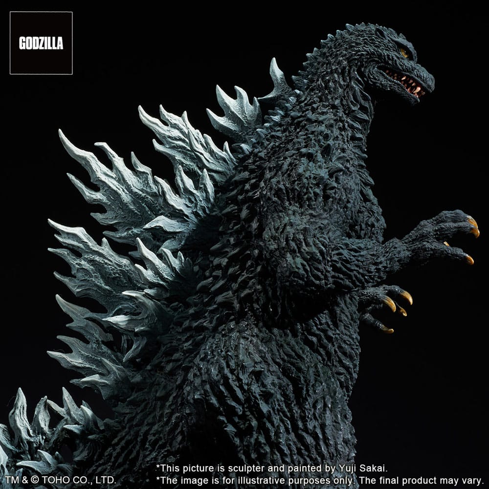 Godzilla against Mechagodzilla 2002 TOHO Yuji Sakai Modeling Collection PVC Statue Godzilla Battle in the Storm 28 cm - MangaShop.ro