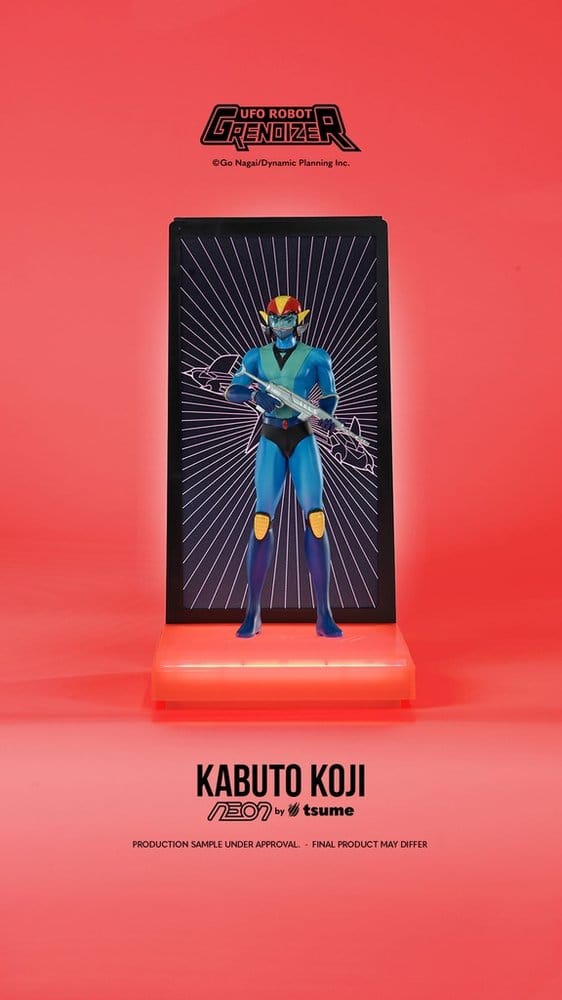 Grendizer Neon Figure 1/9 Kabuto Koji - Alcor 25 cm - MangaShop.ro