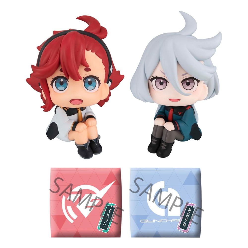 Mobile Suit Gundam: The Witch from Mercury Look Up PVC Statues Suletta Mercury & Miorine Rembran Set 11 cm - MangaShop.ro