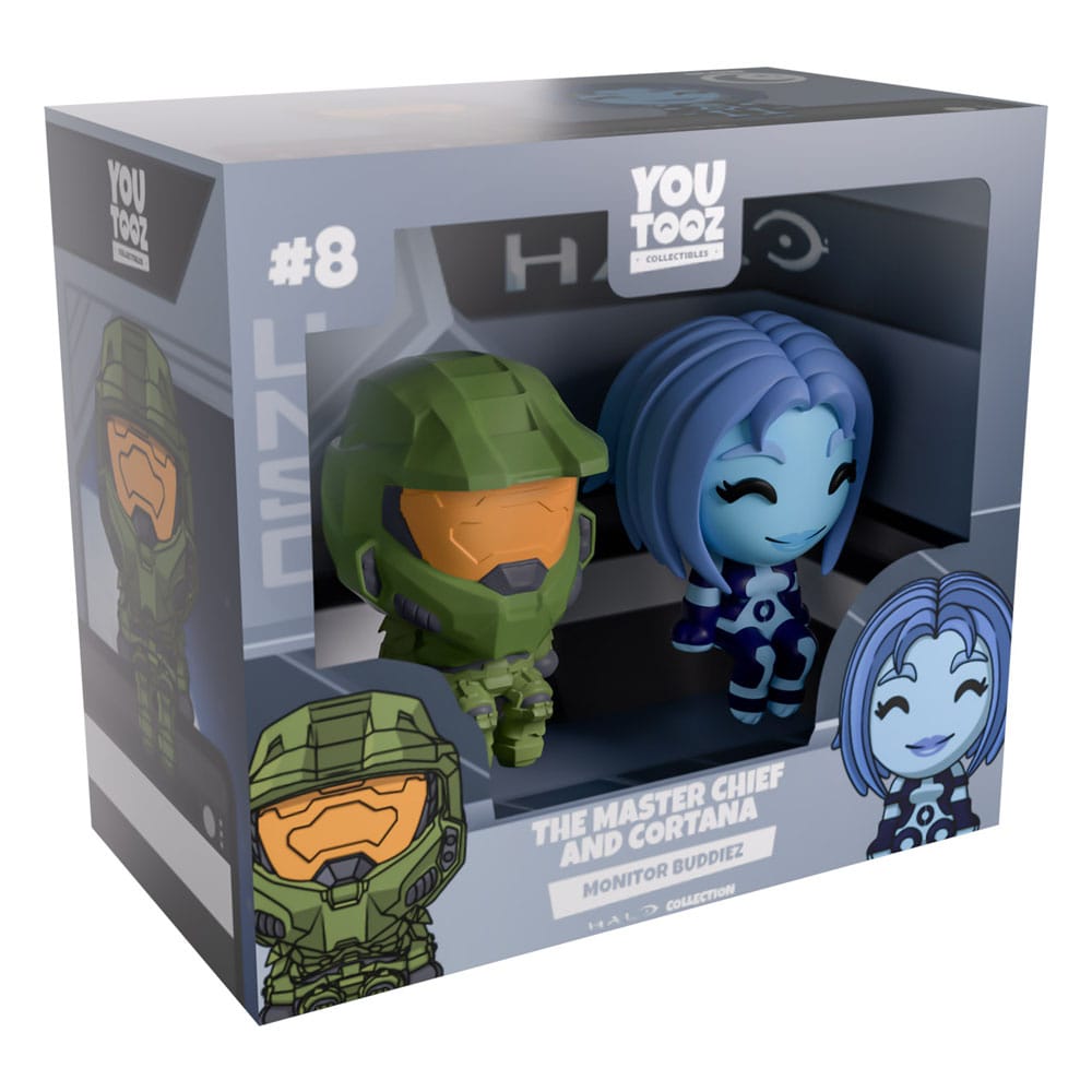 Halo Vinyl Figures The Master Chief & Cortana Monitor Buddiez - MangaShop.ro