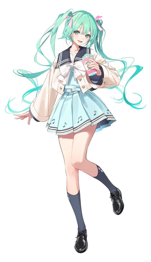 Hatsune Miku Sweet School Life PVC Figure Pure Version 18 cm - MangaShop.ro