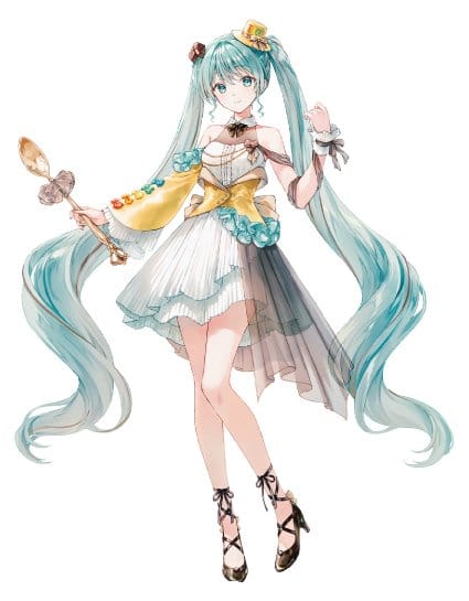 Hatsune Miku x Tirol Choco Collaboration PVC Figure Coffee Nougat Another Color Ver. 19 cm - MangaShop.ro