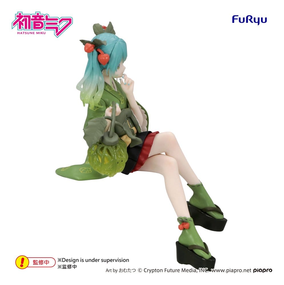 Hatsune Miku Noodle Stopper PVC Figure Flower Fairy Winter Cherry Green Color Ver. 15 cm - MangaShop.ro