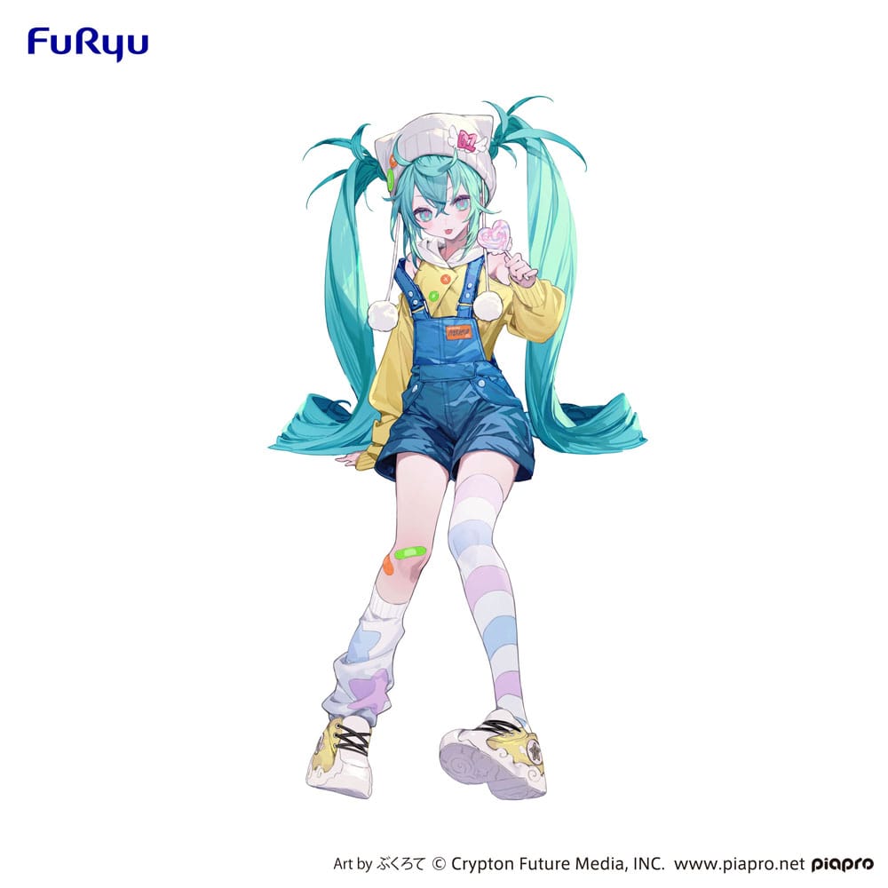 Hatsune Miku Noodle Stopper PVC Statue Hatsune Miku Lollipop 15 cm - MangaShop.ro