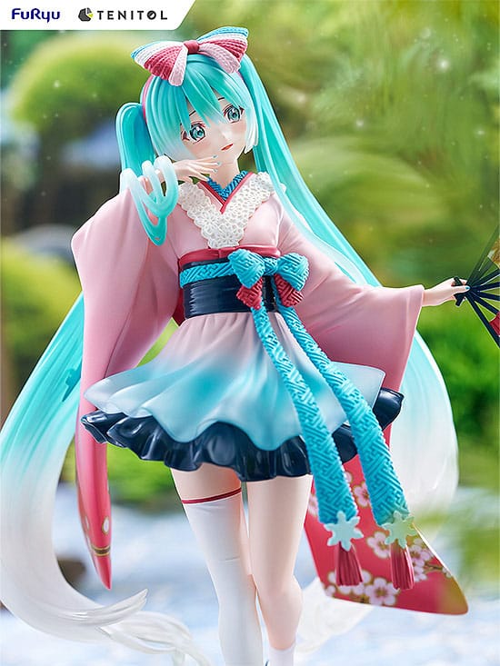 Hatsune Miku Statue Neo Tokyo Series Kimono 22 cm - MangaShop.ro
