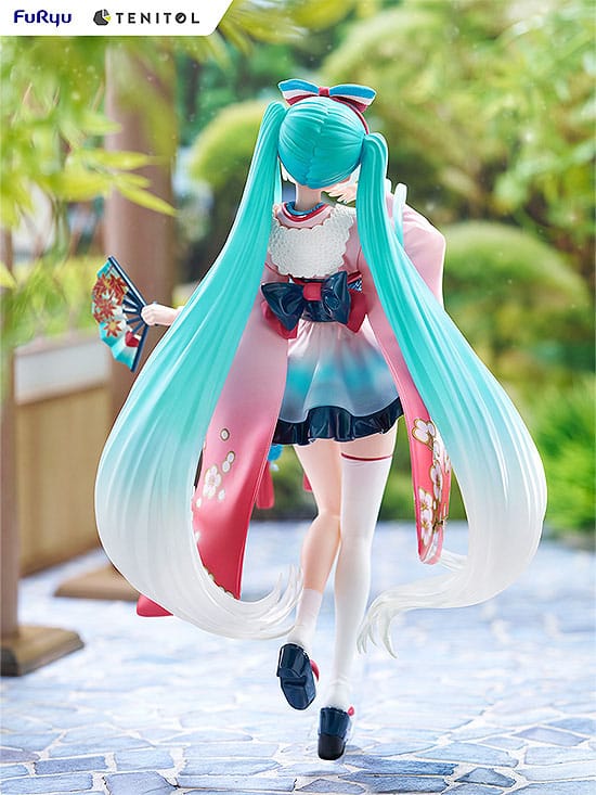Hatsune Miku Statue Neo Tokyo Series Kimono 22 cm - MangaShop.ro