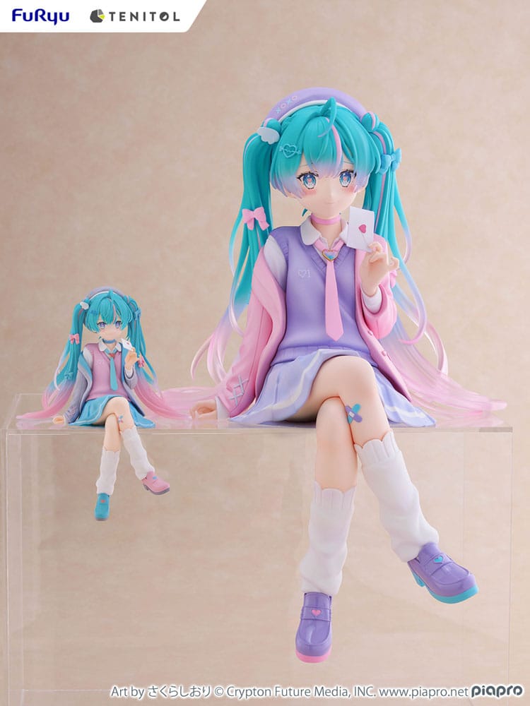 Hatsune Miku Tenitol Noodle Stopper PVC Statue Love Blazer 32 cm - MangaShop.ro