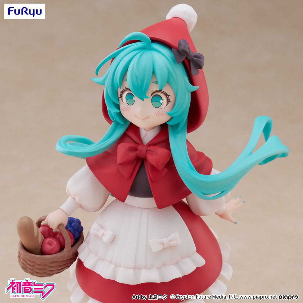 Hatsune Miku Desktop Fairy PVC Statue Hatsune Miku Little red riding hood Ver. 16 cm - MangaShop.ro