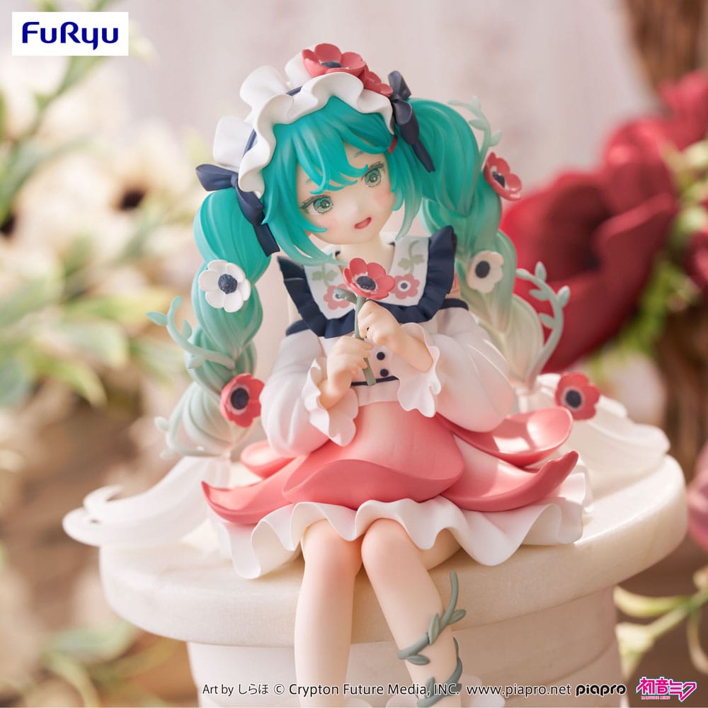 Hatsune Miku Noodle Stopper PVC Statue Hatsune Miku Flower Fairy Anemone 14 cm - MangaShop.ro