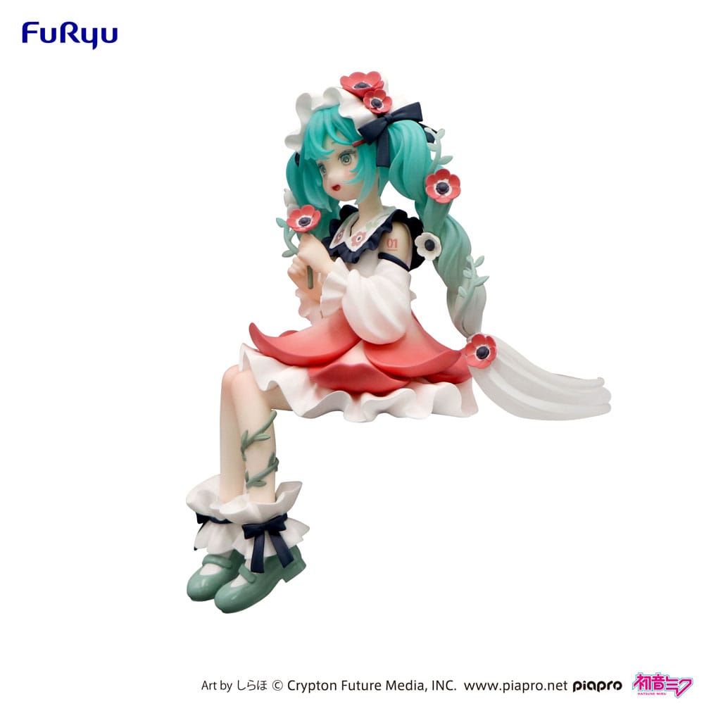 Hatsune Miku Noodle Stopper PVC Statue Hatsune Miku Flower Fairy Anemone 14 cm - MangaShop.ro