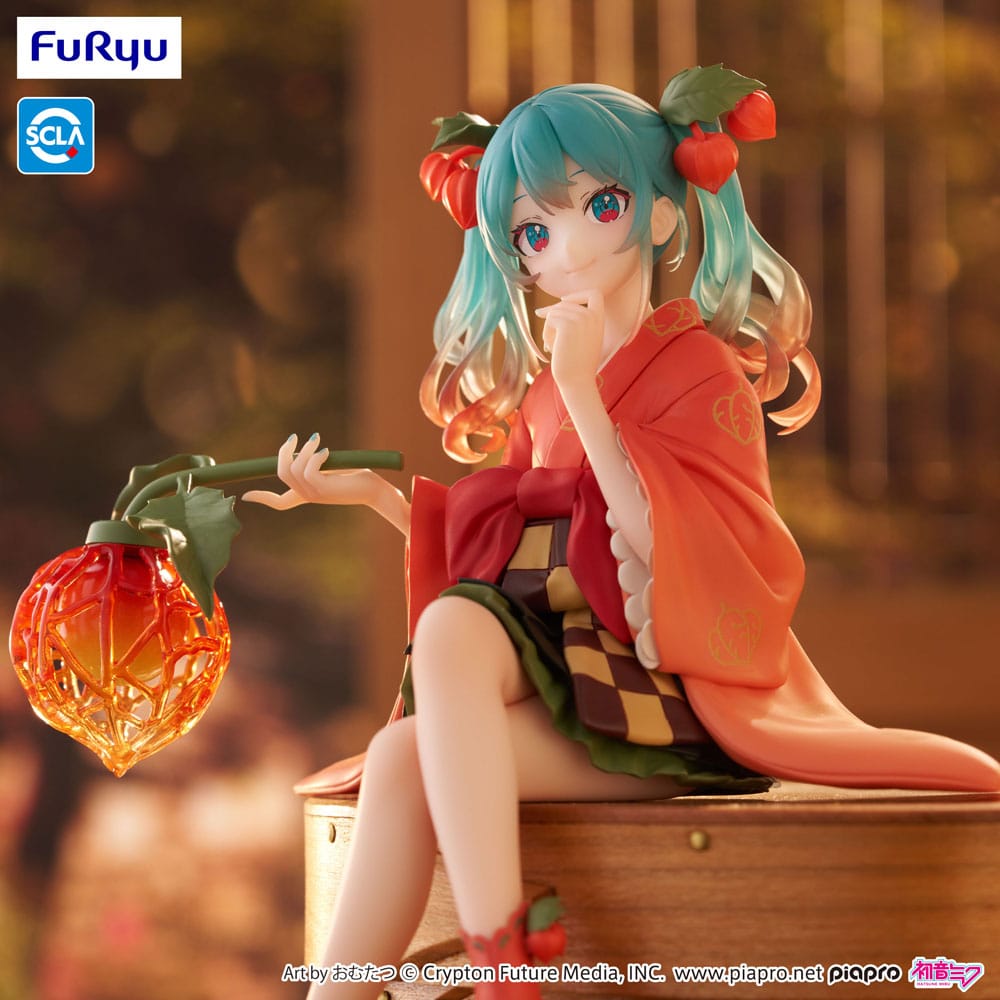 Hatsune Miku Noodle Stopper PVC Statue Flower Fairy Winter Cherry 15 cm - MangaShop.ro