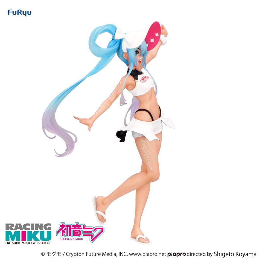 Hatsune Miku GT Project Trio-Try-iT PVC Statue Racing Miku 2024 Summer Holiday Ver. 21 cm - MangaShop.ro