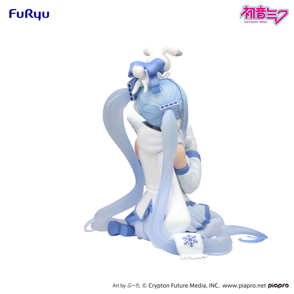 Hatsune Miku Noodle Stopper PVC Statue Snow Miku Sky Town 10th Ver. 15 cm - MangaShop.ro