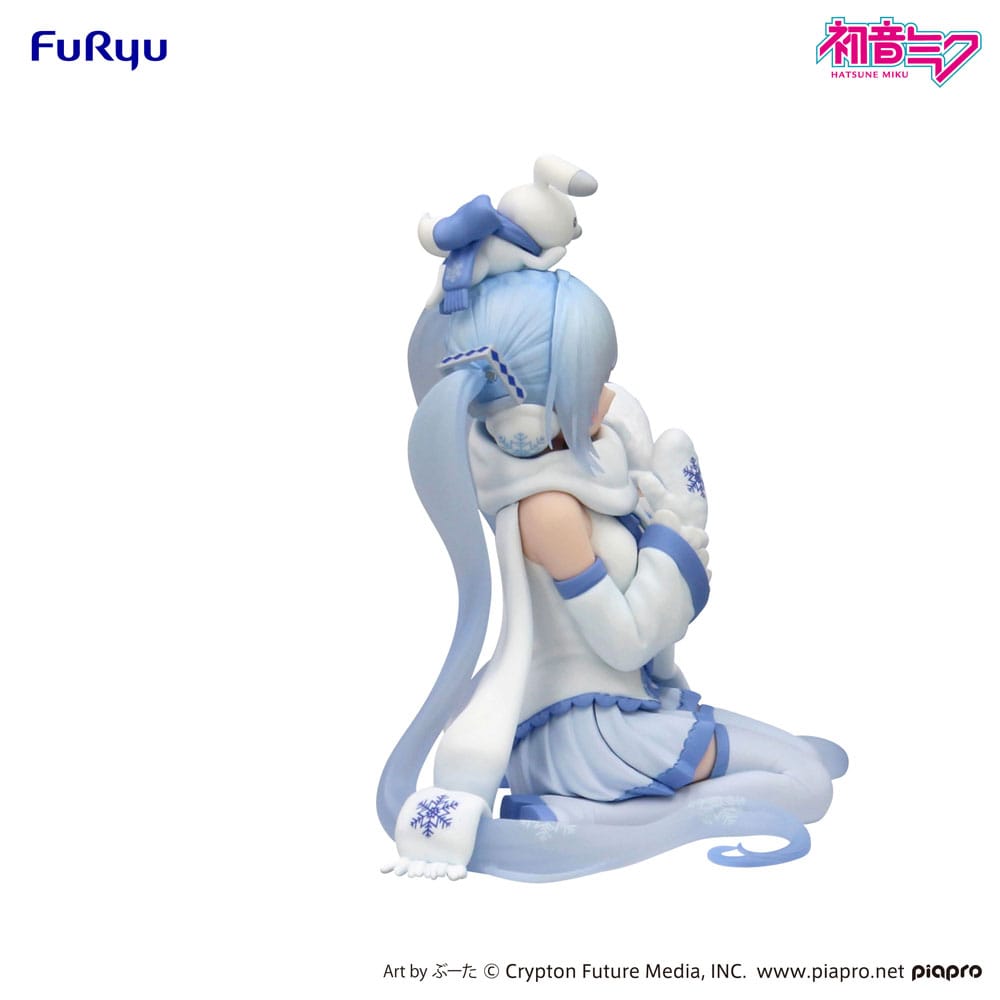 Hatsune Miku Noodle Stopper PVC Statue Snow Miku Sky Town 10th Ver. 15 cm - MangaShop.ro