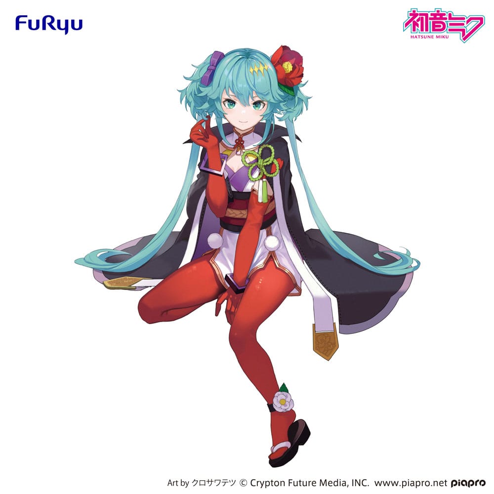 Hatsune Miku Noodle Stopper PVC Statue Flower Fairy Camellia 15 cm - MangaShop.ro