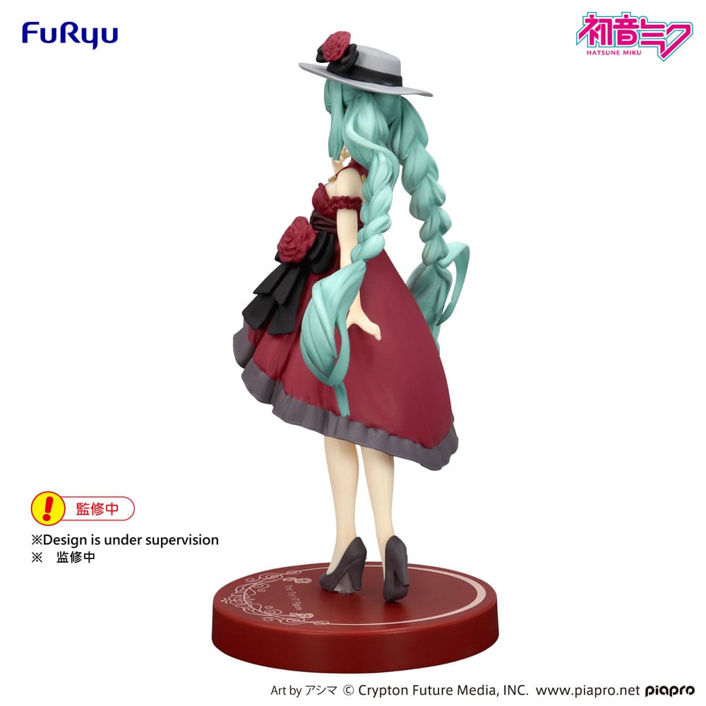 Hatsune Miku Trio-Try-iT PVC Statue Hatsune Miku Outing Dress Red Color Ver. 19 cm - MangaShop.ro