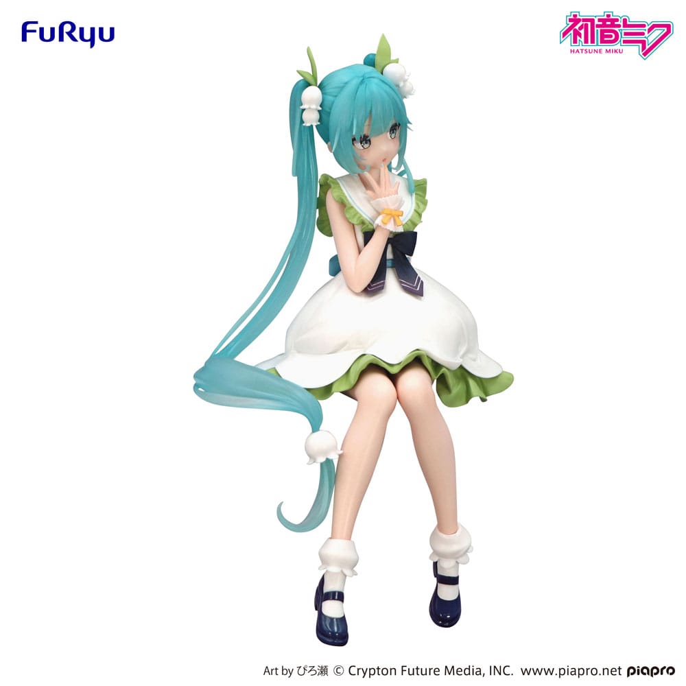 Hatsune Miku Noodle Stopper PVC Statue Flower Fairy Lily of the Valley 14 cm - MangaShop.ro