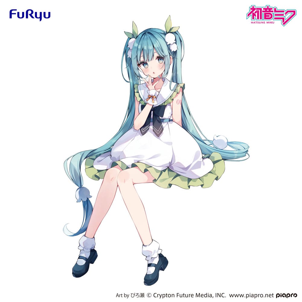 Hatsune Miku Noodle Stopper PVC Statue Flower Fairy Lily of the Valley 14 cm - MangaShop.ro