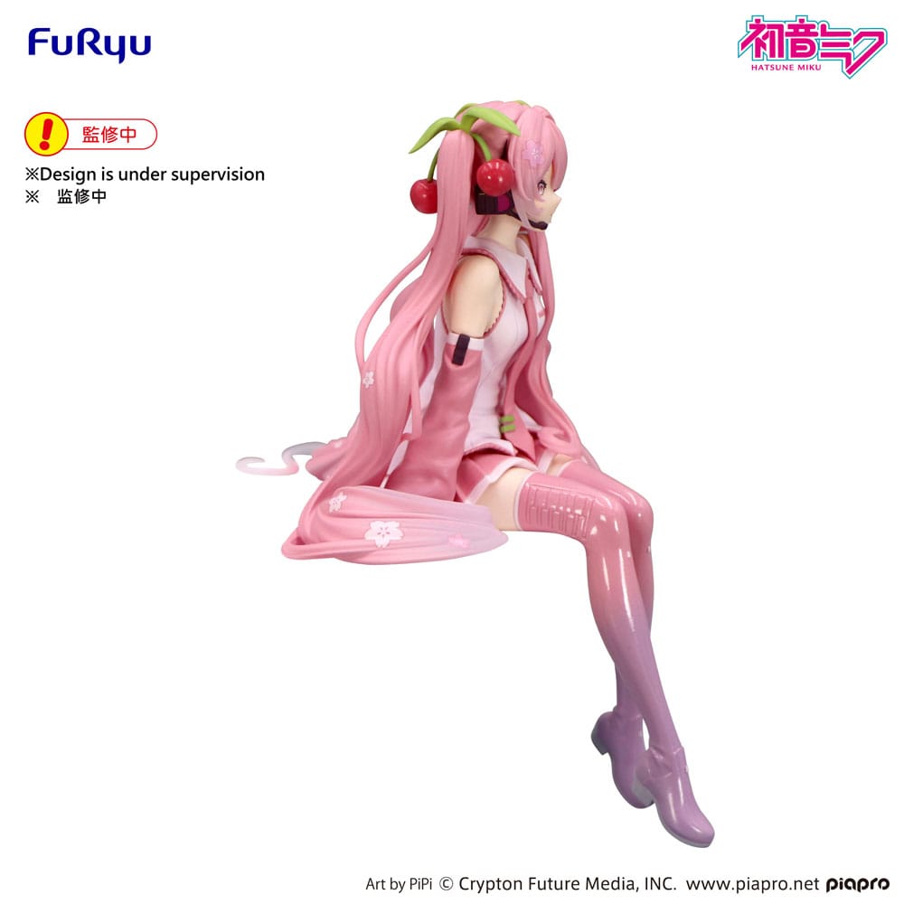 Hatsune Miku Noodle Stopper PVC Statue Sakura Miku 2026 14 cm - MangaShop.ro