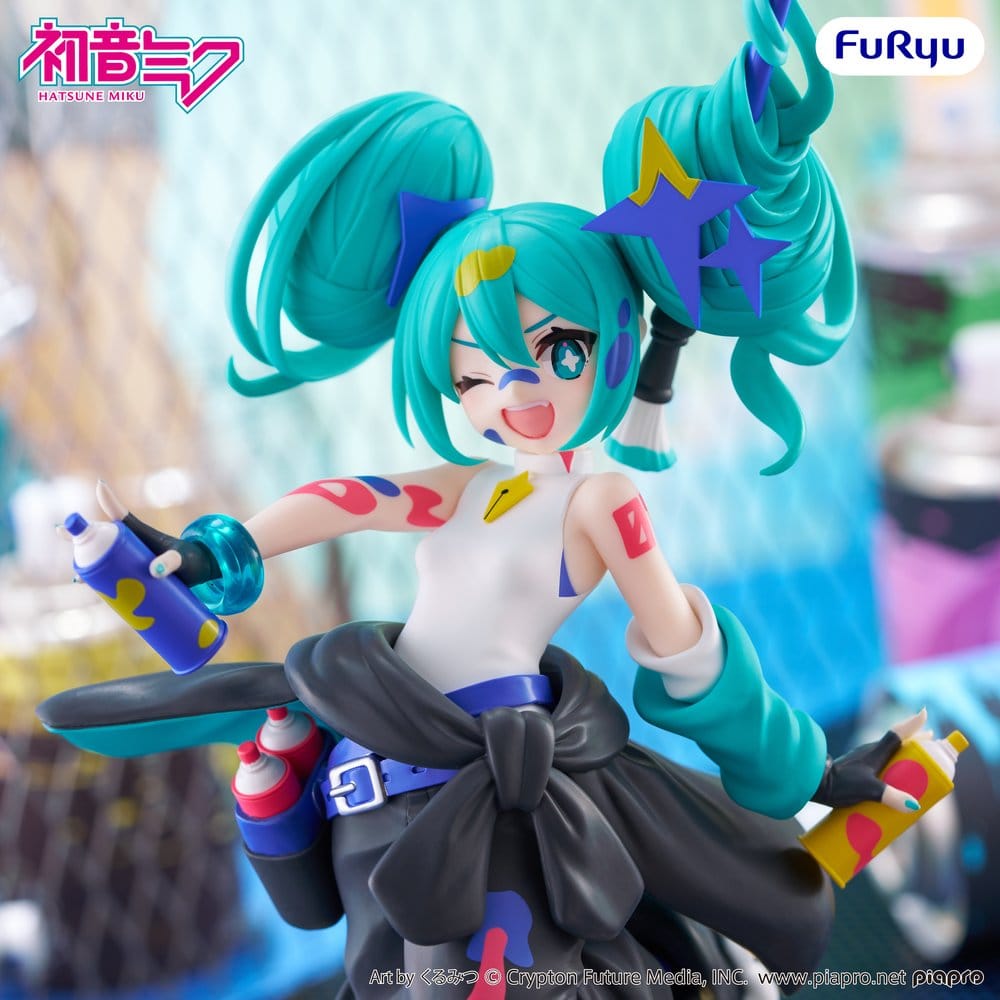 Hatsune Miku Muchute PVC Statue Paint Girl Another Color Ver. 23 cm - MangaShop.ro