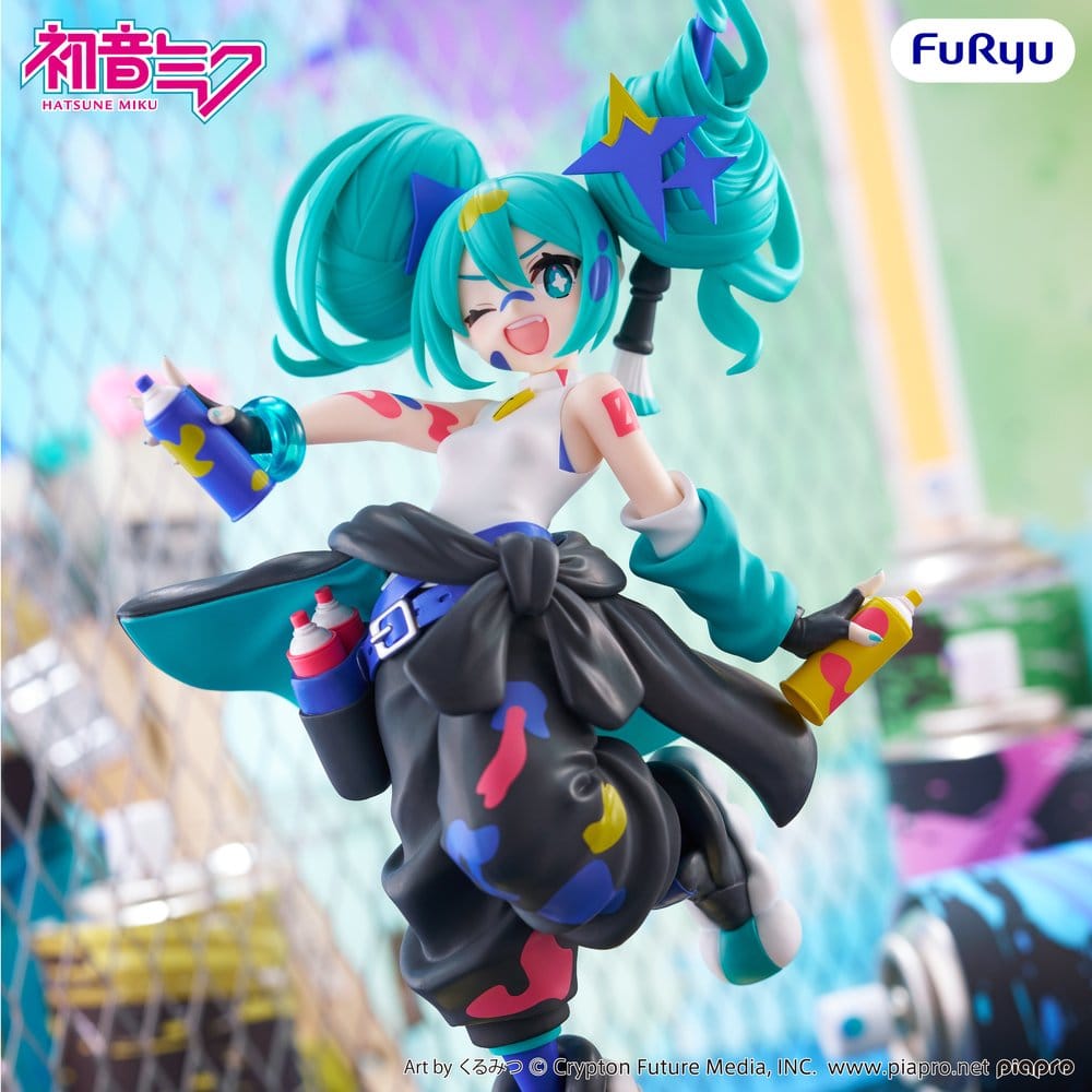 Hatsune Miku Muchute PVC Statue Paint Girl Another Color Ver. 23 cm - MangaShop.ro
