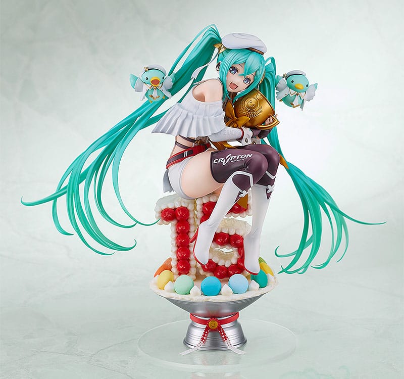 Hatsune Miku Characters PVC Statue 1/6 Racing Miku: 2023 - 15th Anniversary Ver. 26 cm - MangaShop.ro
