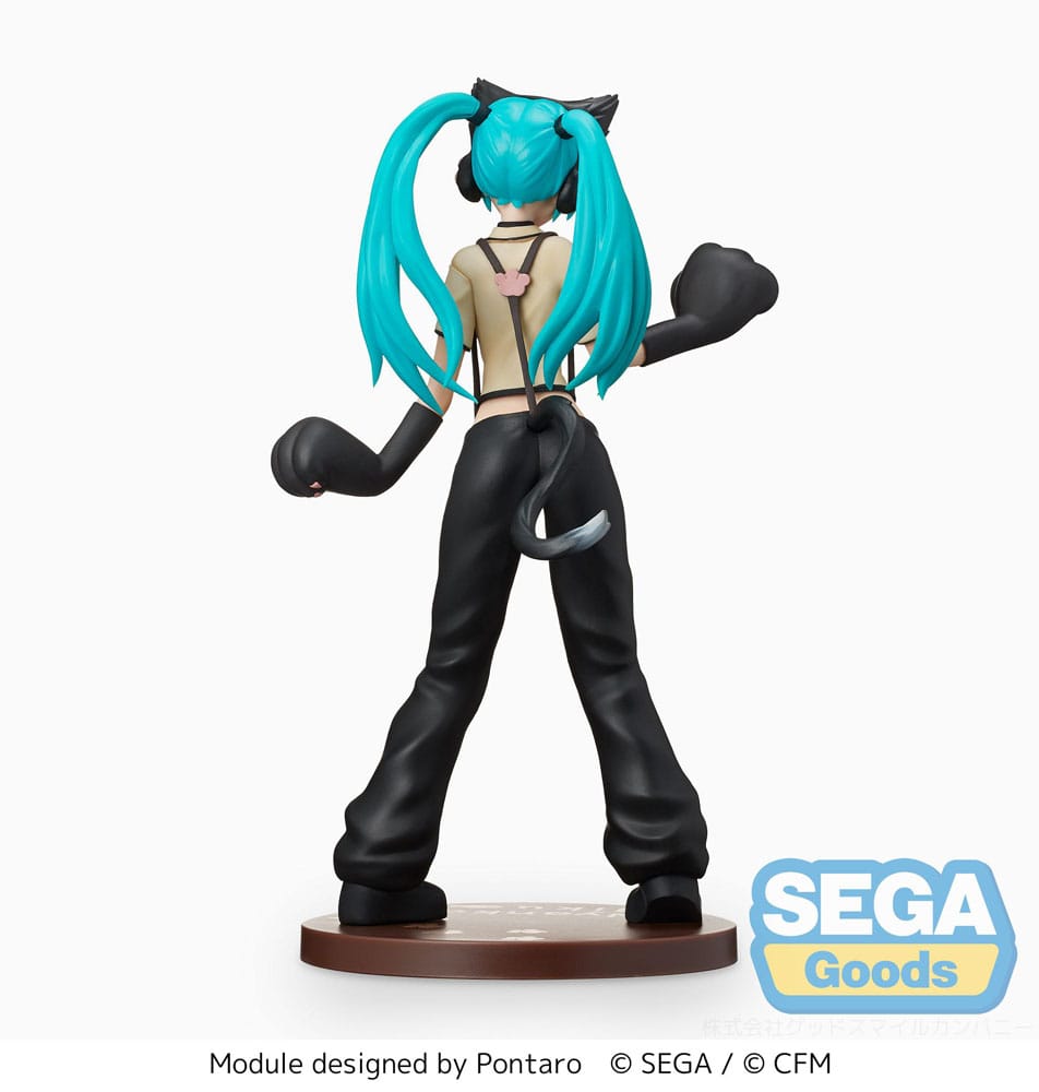 Hatsune Miku Project DIVA Arcade Future Tone SPM PVC Statue Hatsune Miku Kitty Cat 23 cm - MangaShop.ro