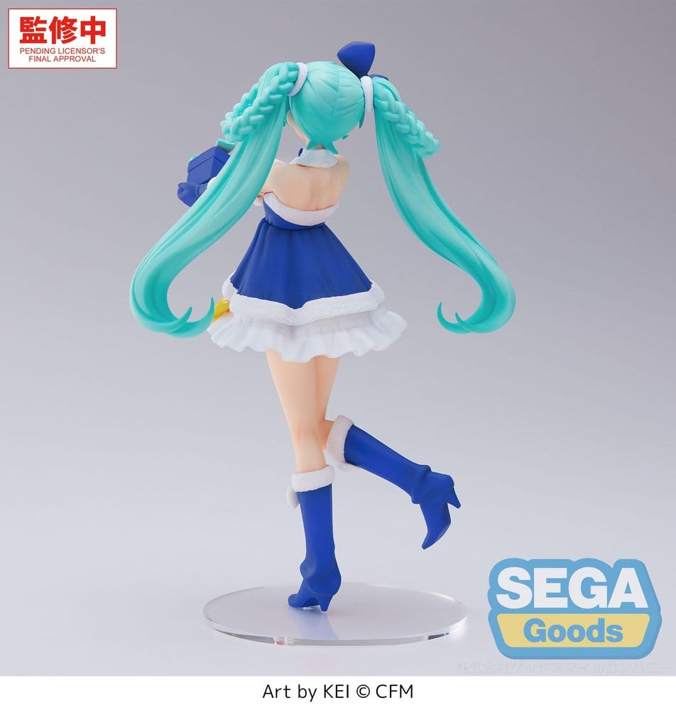 Character Vocal Series 01: Hatsune Miku High Premium PVC Figure Hatsune Miku Sapphire Christmas Ver. 21 cm - MangaShop.ro