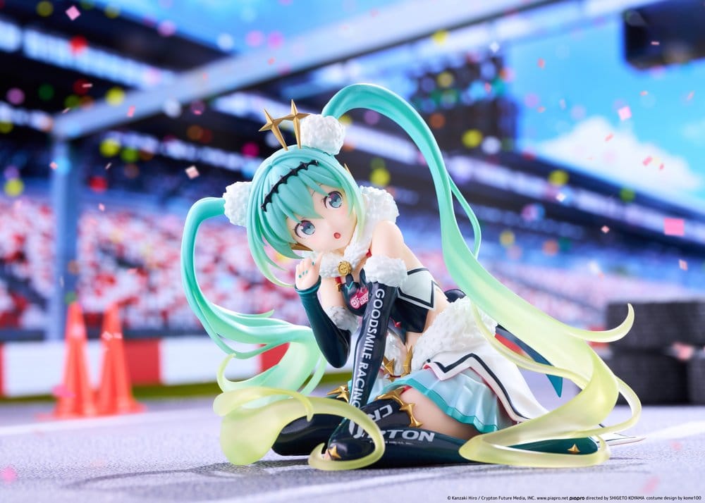 Hatsune Miku Taito Kuji PVC Figure Racing Miku 2018 Ver. Round 8 13 cm - MangaShop.ro