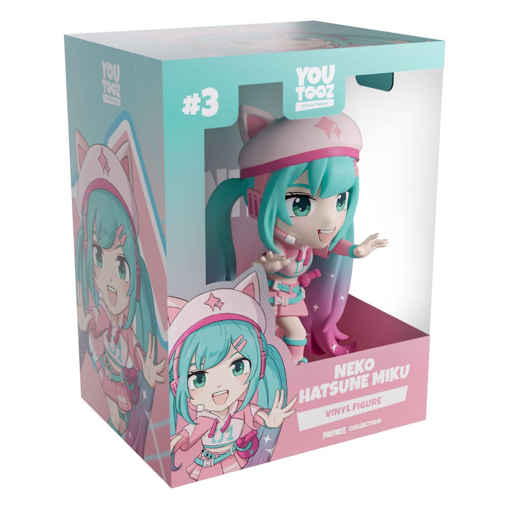 Fortnite x Miku Vinyl Figure Neko Hatsune Miku 12 cm - MangaShop.ro
