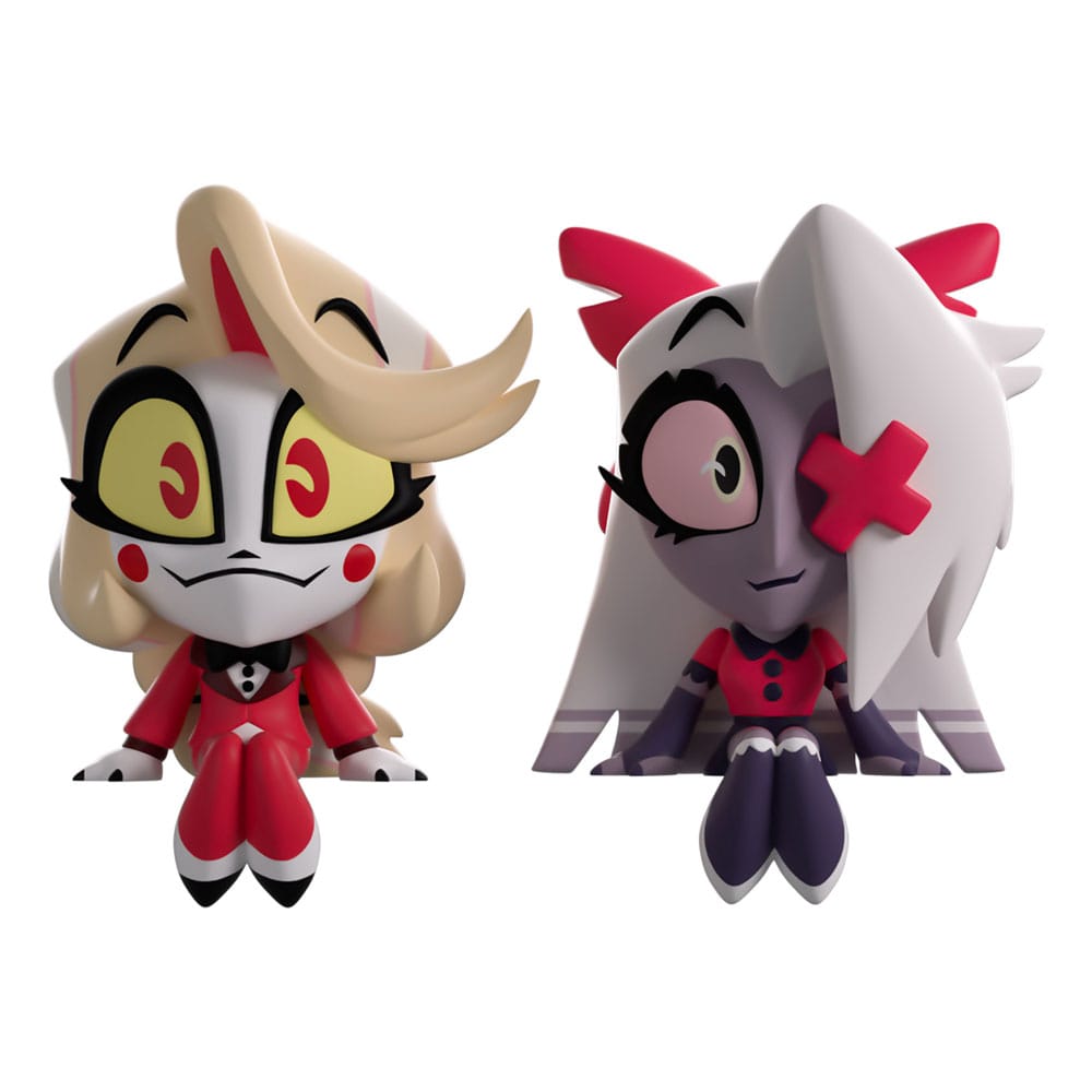 Hazbin Hotel Vinyl Figures Charlie & Vaggie Monitor Buddiez - MangaShop.ro