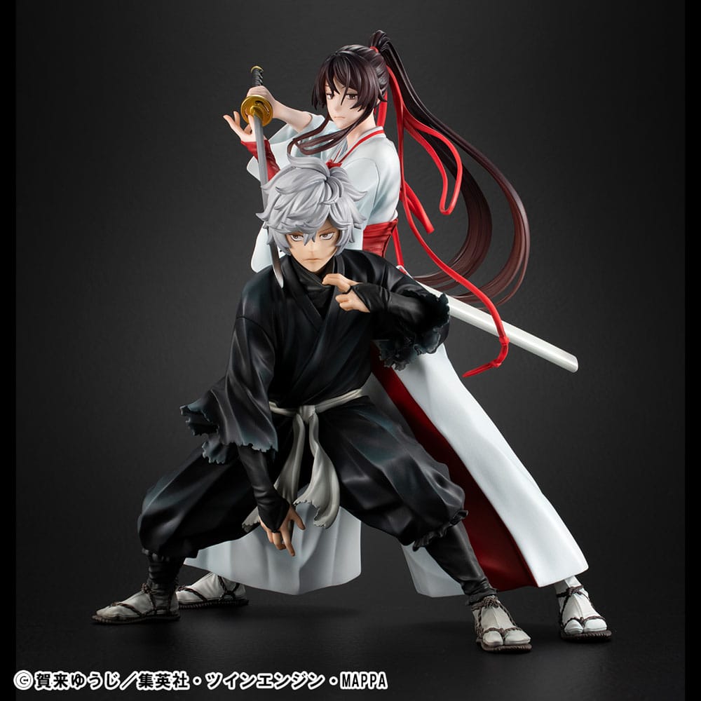 Hell's Paradise Lucrea PVC Statues 2-Pack Gabimaru & Sagiri Yamada Asaemon 20 cm - MangaShop.ro