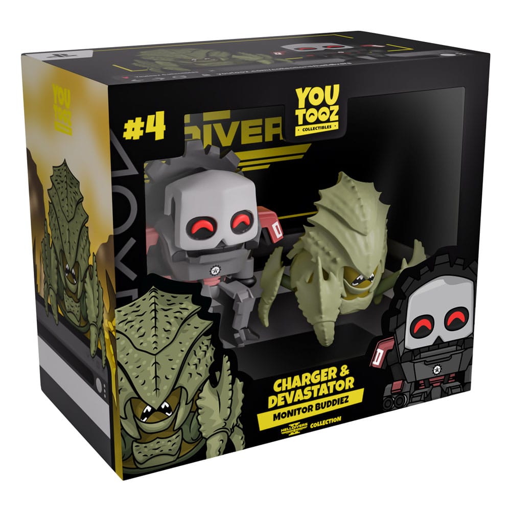 Helldivers 2 Monitor Buddiez Vinyl Figures 2-Pack Charger & Devastator 7 cm - MangaShop.ro