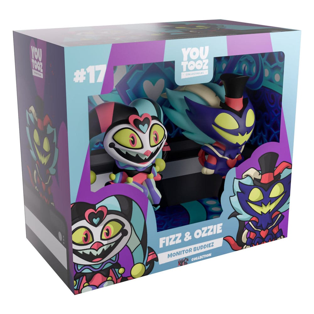 Helluva Boss Vinyl Figures Fizz & Ozzie Monitor Buddiez - MangaShop.ro