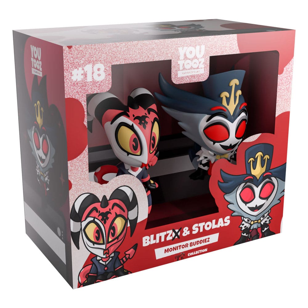 Helluva Boss Vinyl Figures Blitzo & Stolas Monitor Buddiez - MangaShop.ro